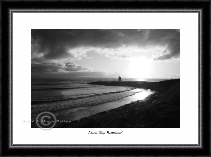 Black and White Photo of Trecco Bay Porthcawl