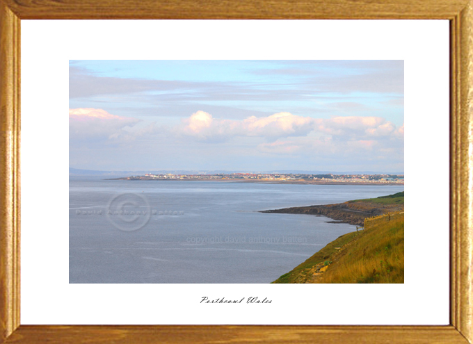 photo of  porthcawl point in wales rtaken from ogmore by sea by david anthony batten